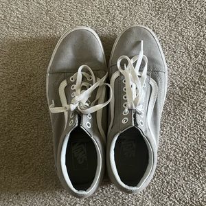 Grey Old Skool Vans Women’s 10/ Men’s 8.5